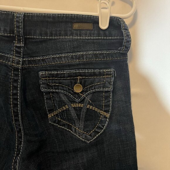 kut from the kloth Women’s Jeans Size 6 Natalie Bootcut Zipper Stretch Pockets - Picture 13 of 16
